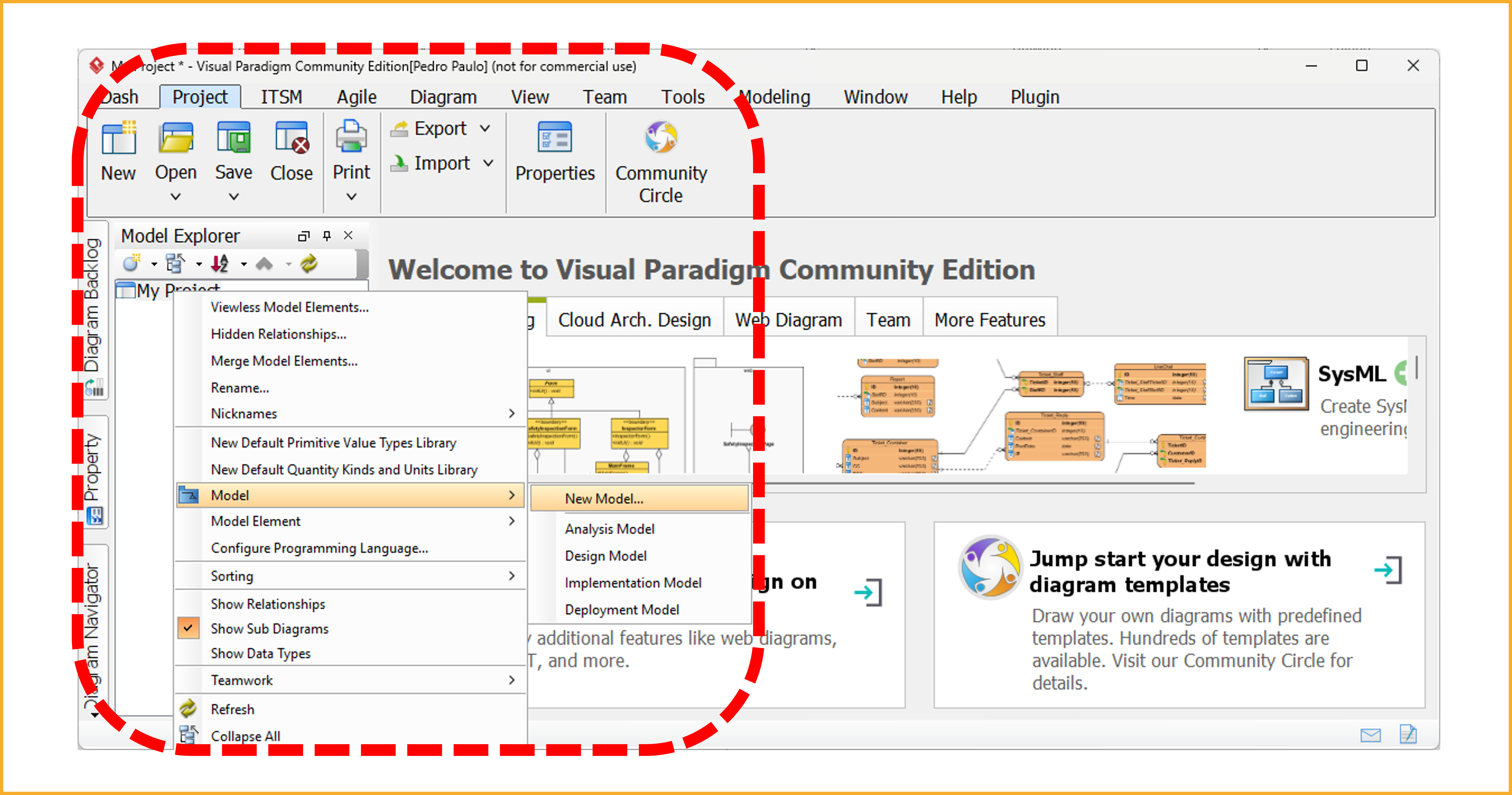 Step 3 – Add New Diagram